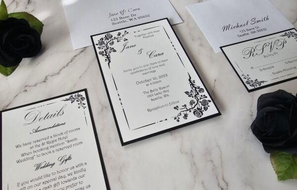 Offering Custom Designed Wedding Invitations