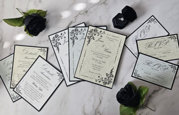 Offering Custom Designed Wedding Invitations