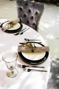 placesettings greenbluff wedding