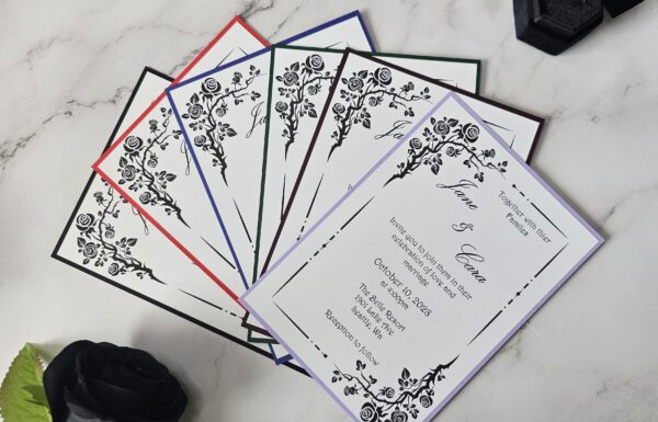Offering Custom Designed Wedding Invitations