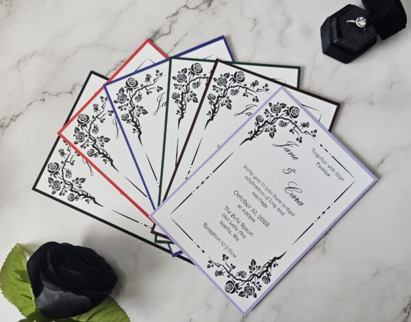Offering Custom Designed Wedding Invitations