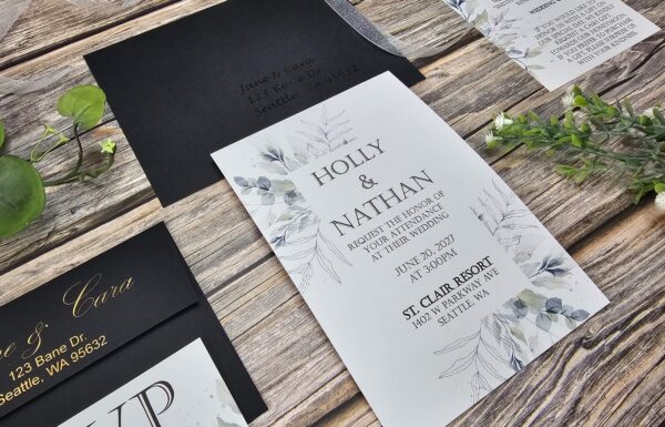 Offering Custom Designed Wedding Invitations