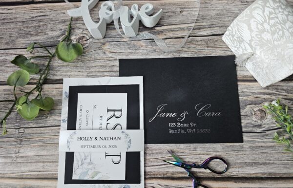 Offering Custom Designed Wedding Invitations