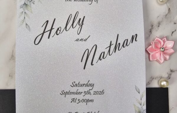 Offering Custom Designed Wedding Invitations