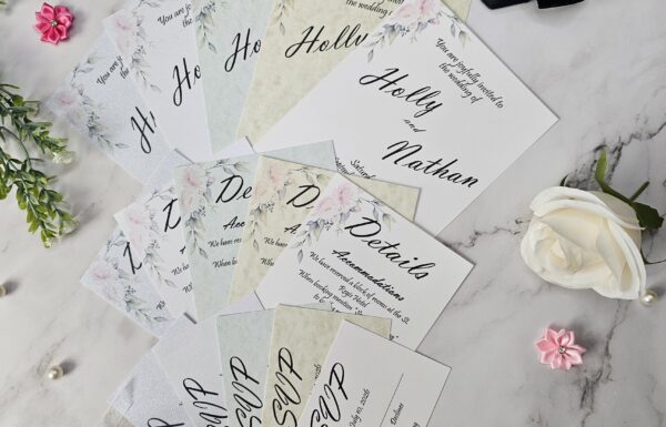 Offering Custom Designed Wedding Invitations