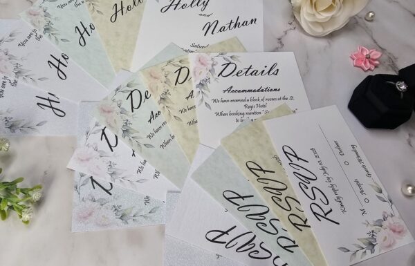 Offering Custom Designed Wedding Invitations